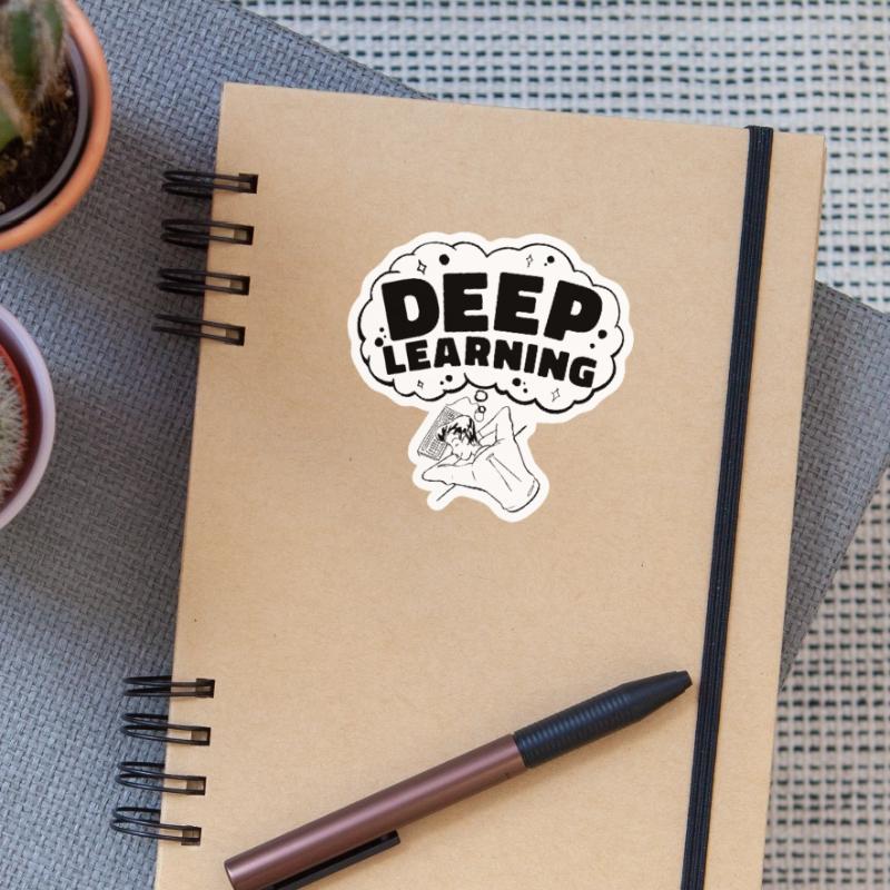 Deep Learning Computer Science Technology Robotics Sticker size S (10 x 10 cm)