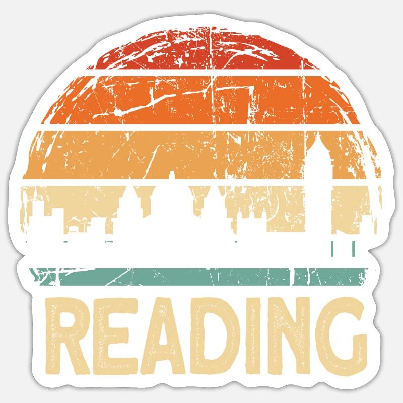 Reading Sticker size S (10 x 10 cm)