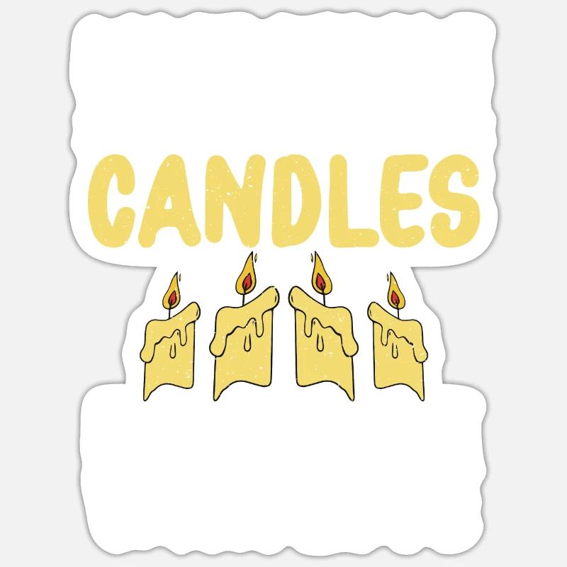 Je fais Candle Maker Candle Making Lover Sticker taille S (10 x 10 cm)