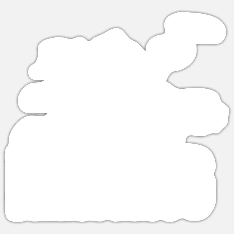 Il s’agit de Reining - - Sticker taille S (10 x 10 cm) - blanc mat