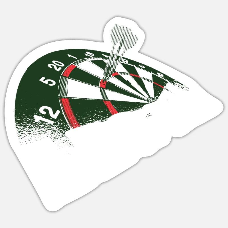 Leg day Darts Darts Darts Team Sticker size S (10 x 10 cm)