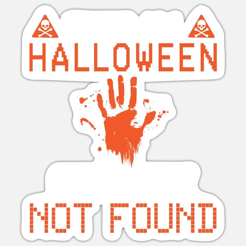 Error 404 costume not found Sticker size S (10 x 10 cm)