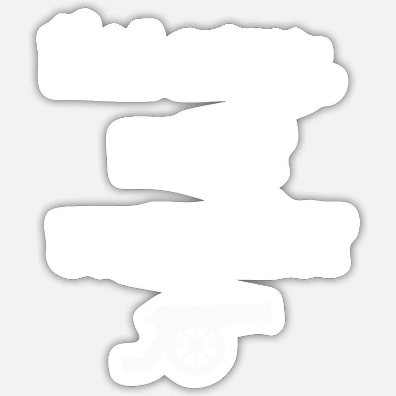 Red army never surrender Sticker taille S (10 x 10 cm)