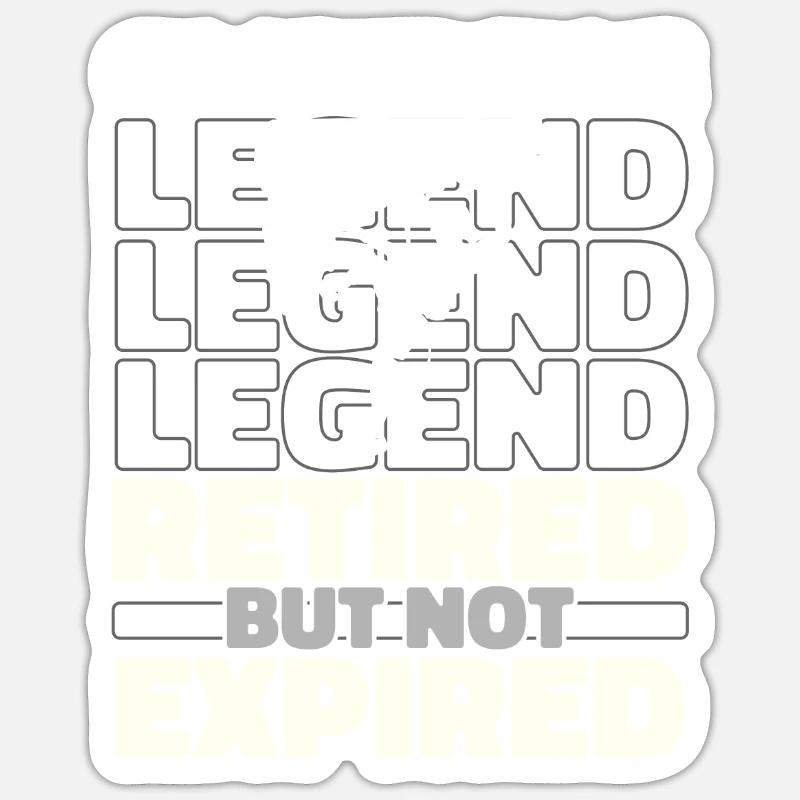 Climbing Retired Climbers - Sticker size S (10 x 10 cm) - white matte