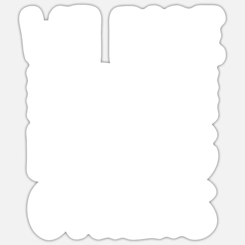 Hamster Lover Hamster Gift - Sticker size S (10 x 10 cm) - white matte