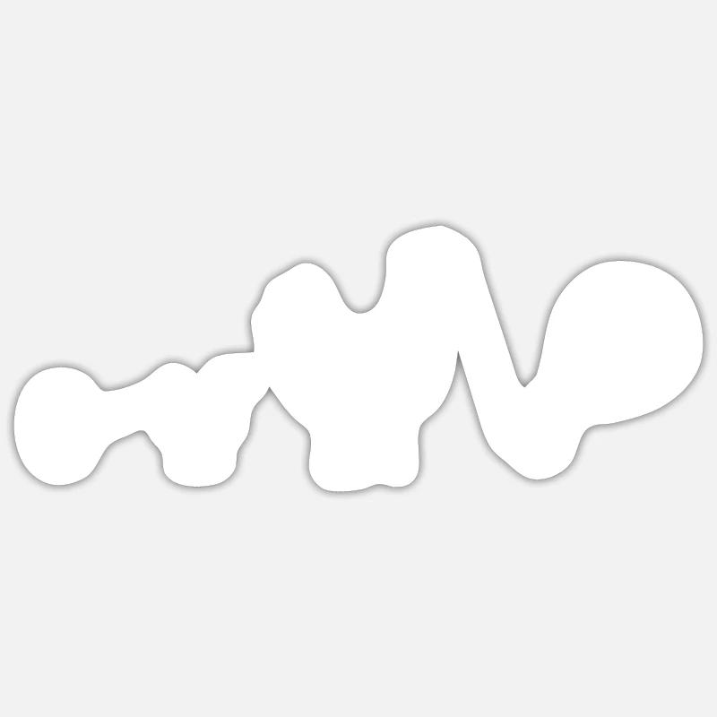 Fried chicken evolution - Sticker size S (10 x 10 cm) - white matte