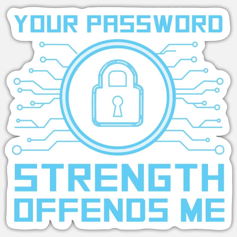 Hacker Programmer Developer Computer Science - Sticker size S (10 x 10 cm) - white matte