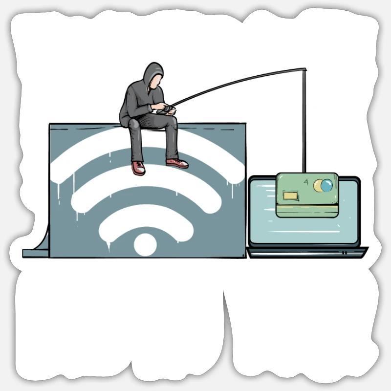 Hacker Programmeur Développeur Informatique Sticker taille S (10 x 10 cm)