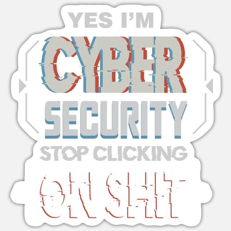 Hacker Programmer Developer Computer Science - Sticker size S (10 x 10 cm) - white matte