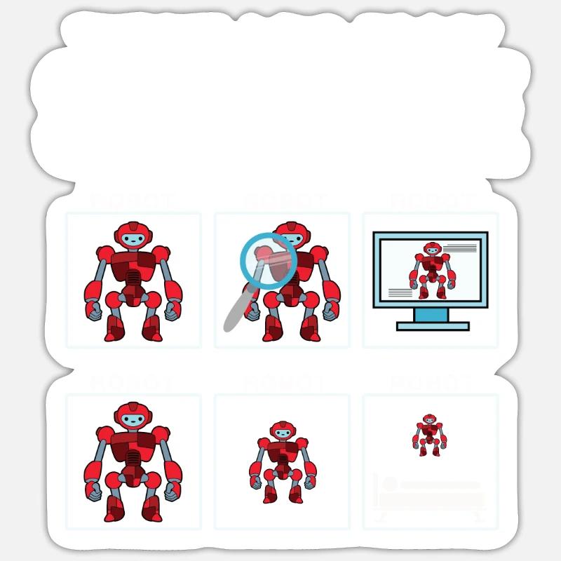 Sticker Größe S (10 x 10 cm) - 