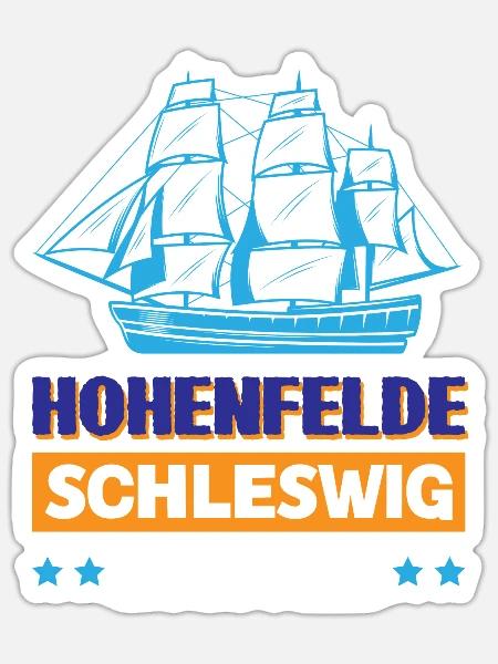 Hohenfelde Schleswig-holstein - Sticker Größe S (10 x 10 cm) - Mattweiß