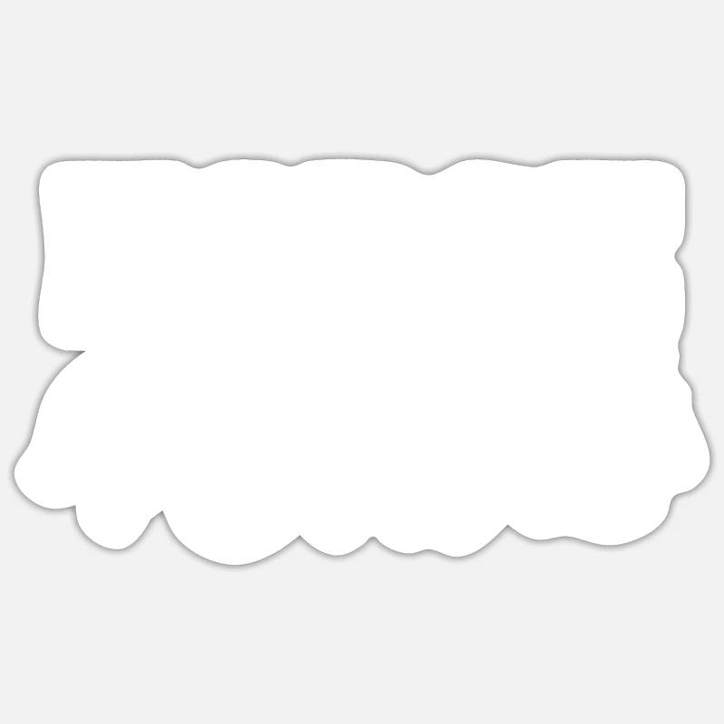 Pferd 5 - - Sticker Größe S (10 x 10 cm) - Mattweiß