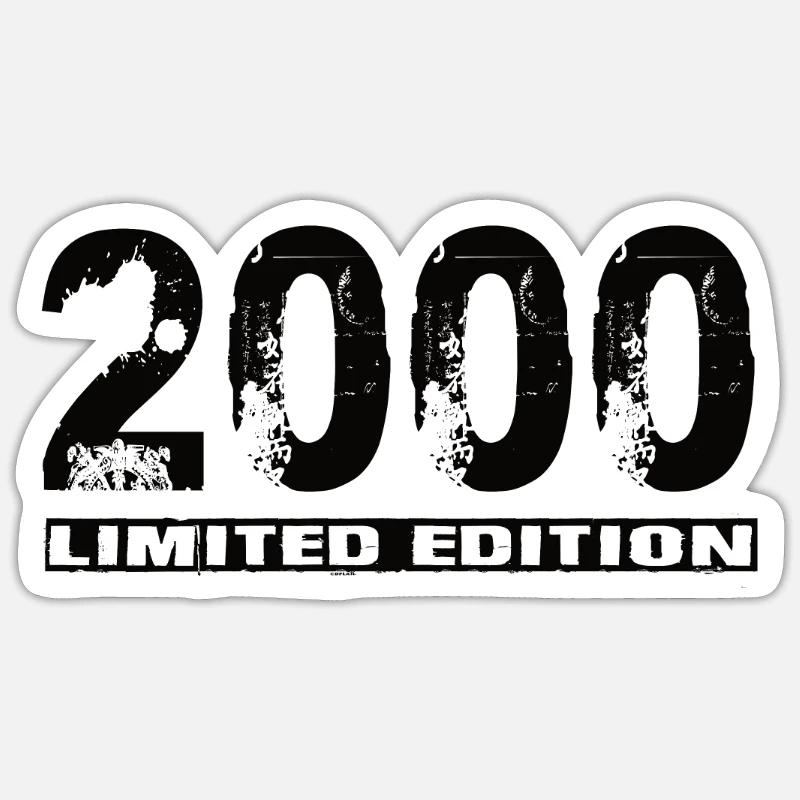 Édition limitée 2000 Sticker taille S (10 x 10 cm)