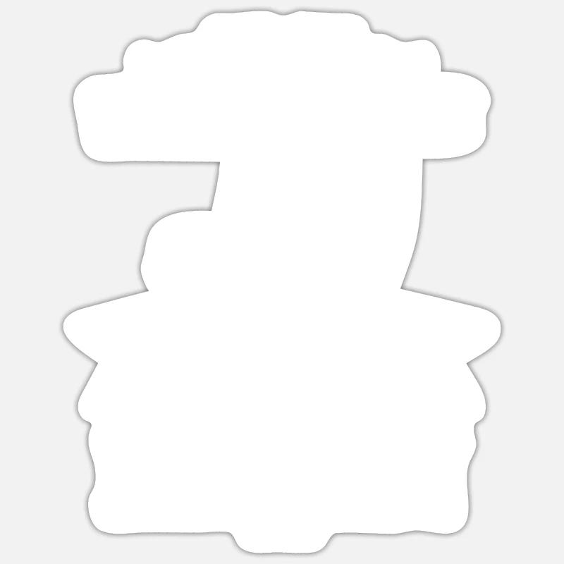 S’il s’agit d’un enseignant, comptez-moi Sticker taille S (10 x 10 cm)