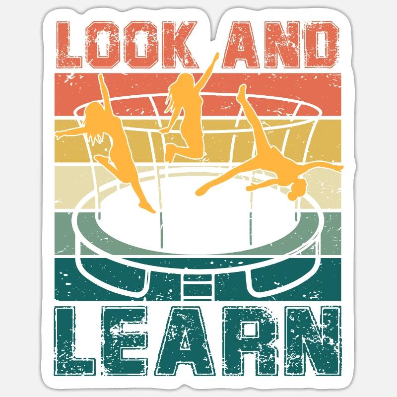 Look and Learn Sticker size S (10 x 10 cm)