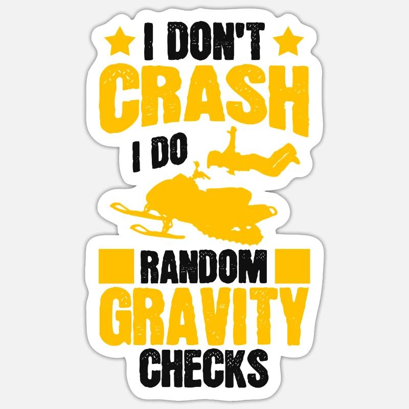 I don't fall Sticker size S (10 x 10 cm)