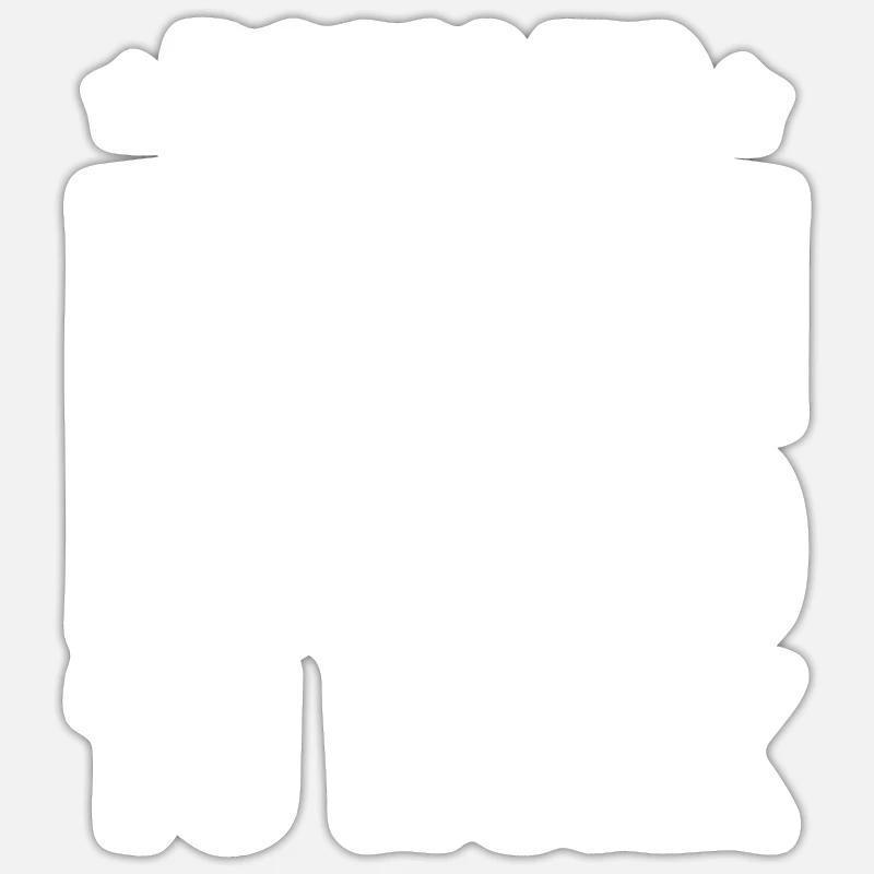 Painter Painter Funny - Sticker size S (10 x 10 cm) - white matte
