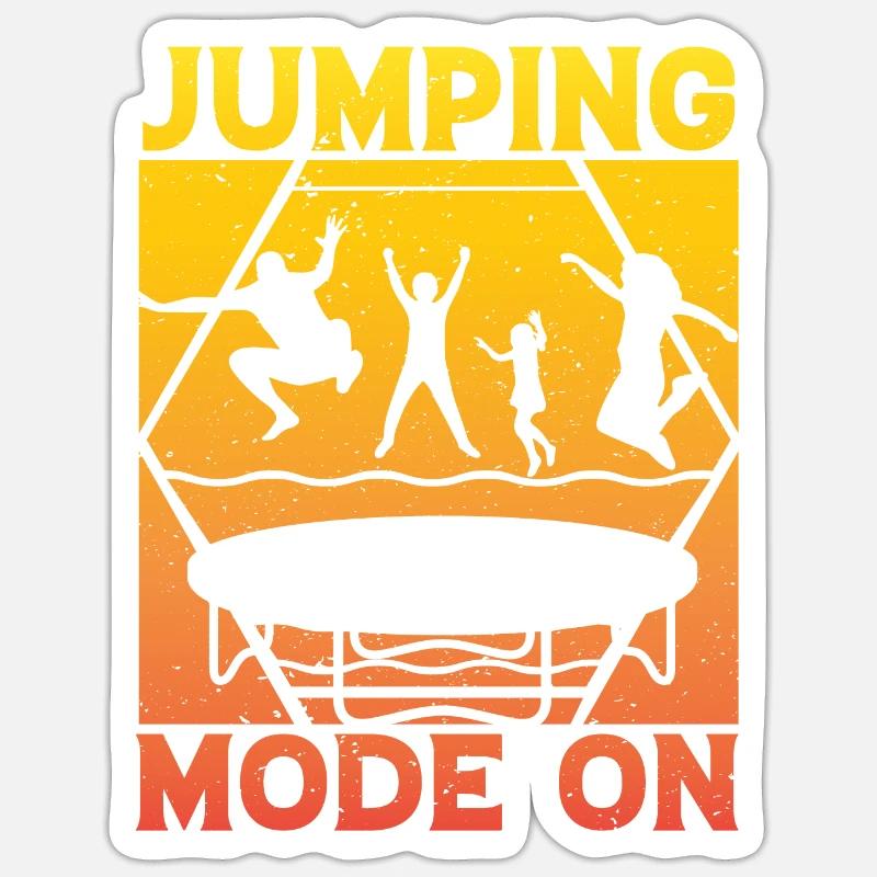 Jumping Mode on Sticker size S (10 x 10 cm)