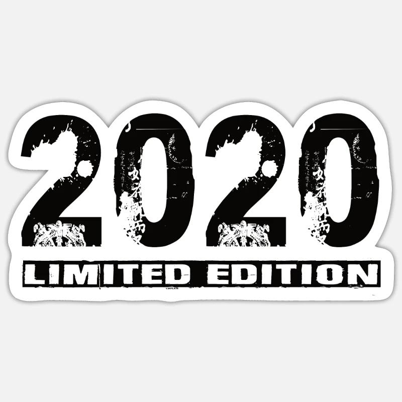 Édition limitée 2020 - Sticker taille S (10 x 10 cm) - blanc mat