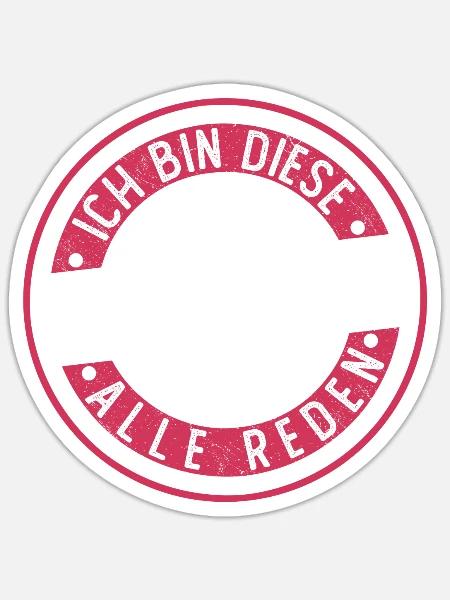 Gerda Geschenkidee Geschenk Geburtstag - Sticker Größe S (10 x 10 cm) - Mattweiß