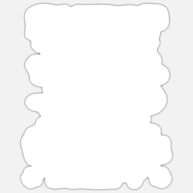 infirmière chouette - Sticker taille S (10 x 10 cm) - blanc mat