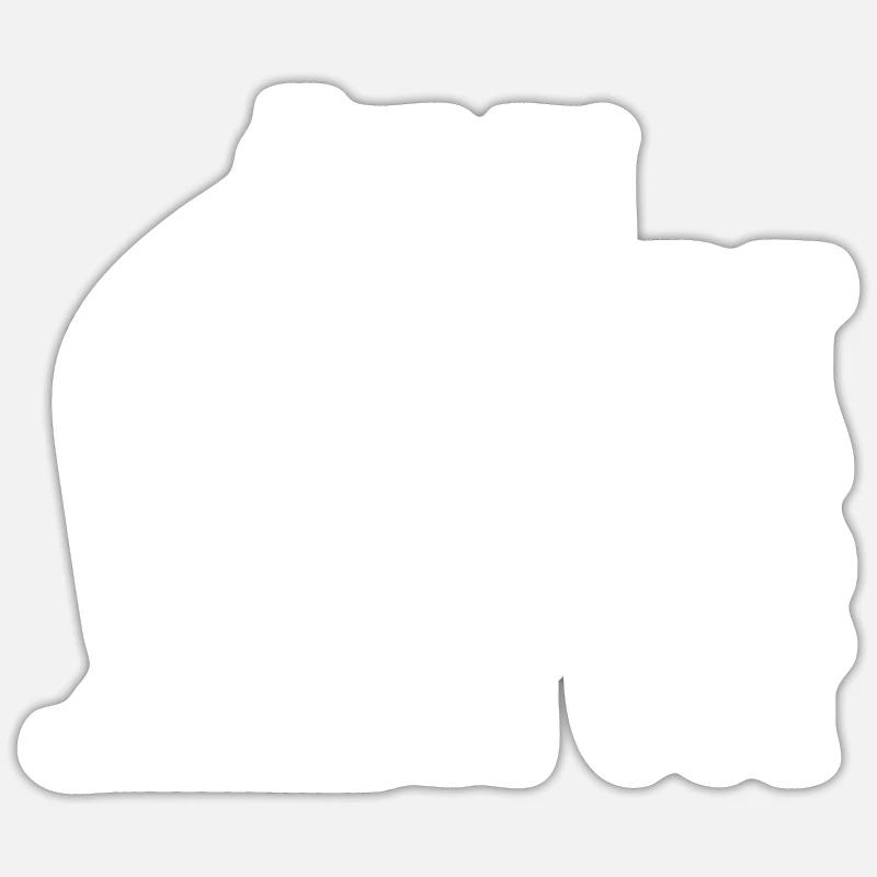 Biology Biologist Microscope - Sticker size S (10 x 10 cm) - white matte