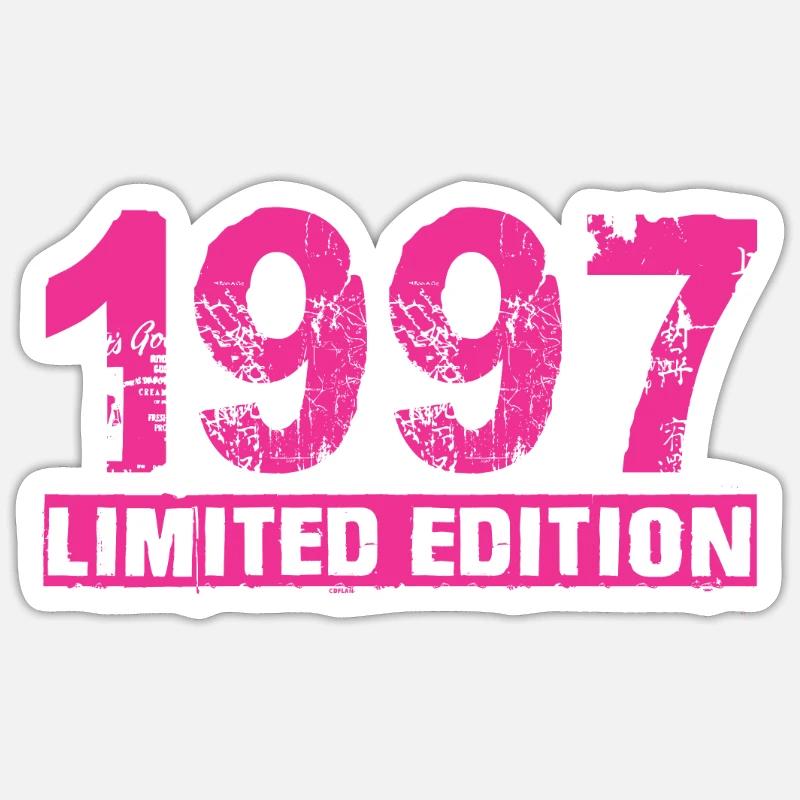 Édition limitée 1997 - Sticker taille S (10 x 10 cm) - blanc mat