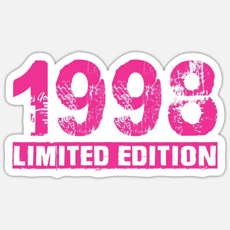 Édition limitée 1998 - Sticker taille S (10 x 10 cm) - blanc mat