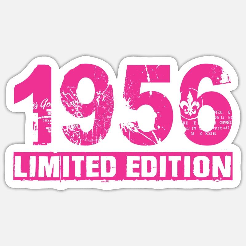 Édition limitée 1956 - Sticker taille S (10 x 10 cm) - blanc mat
