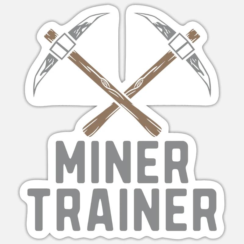 Engineer Mining Engineer - Sticker size S (10 x 10 cm) - white matte