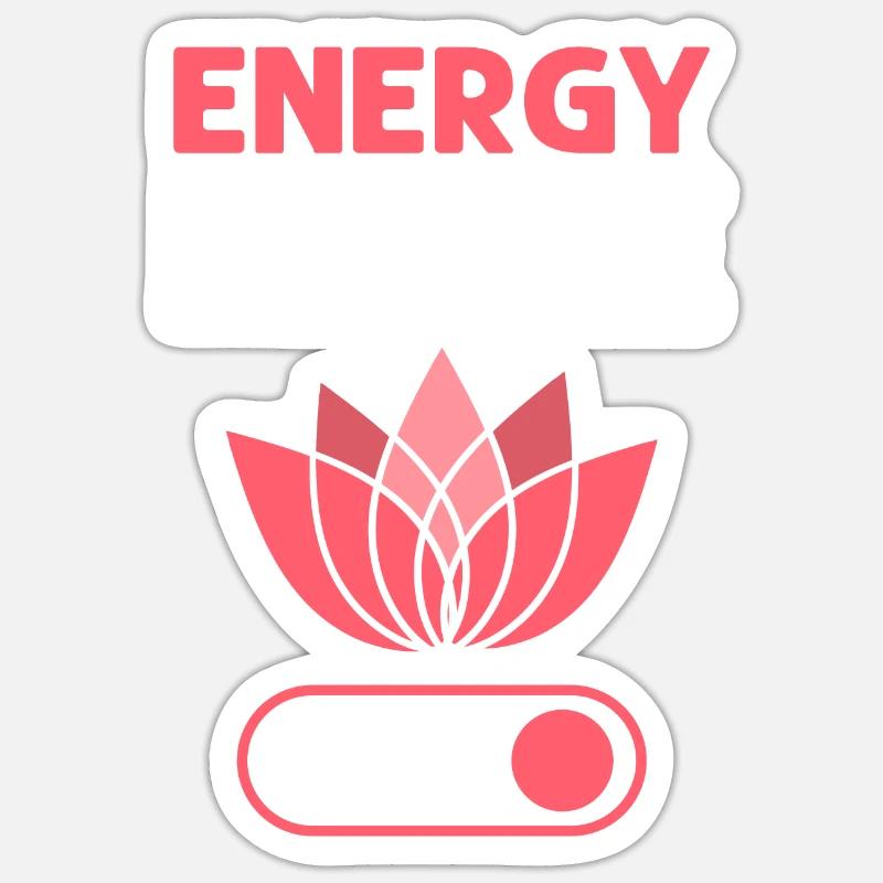 Power flow mode turned on. Energy healer Sticker size S (10 x 10 cm)