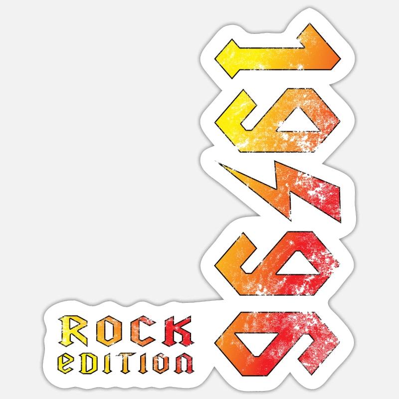 Geburtstag Rock Edition 1996 - Sticker Größe S (10 x 10 cm) - Mattweiß