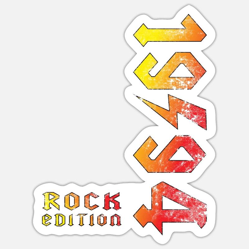Geburtstag Rock Edition 1994 - Sticker Größe S (10 x 10 cm) - Mattweiß