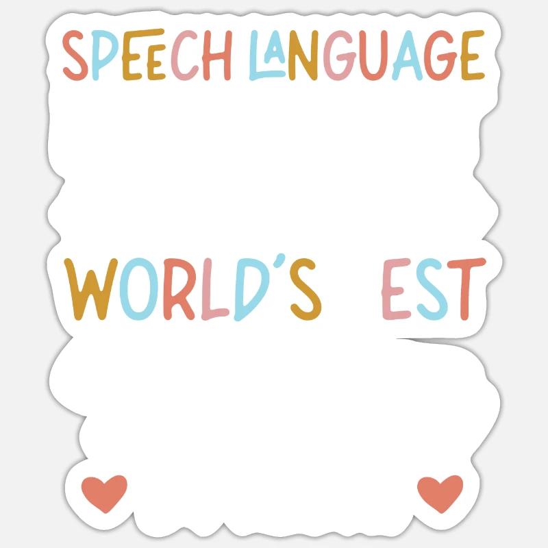 Speech Therapist Therapy Assistant Sticker Größe S (10 x 10 cm)