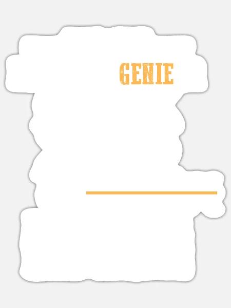 Ich bin Ingenieur Projektingenieur - Sticker Größe S (10 x 10 cm) - Mattweiß