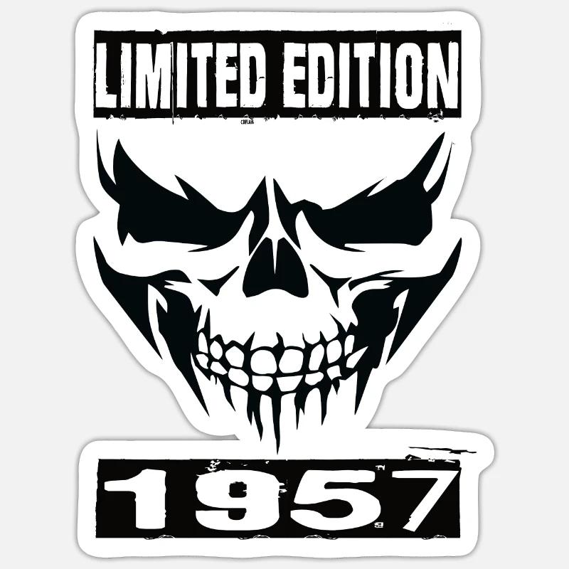 Édition limitée 1957 - Sticker taille S (10 x 10 cm) - blanc mat
