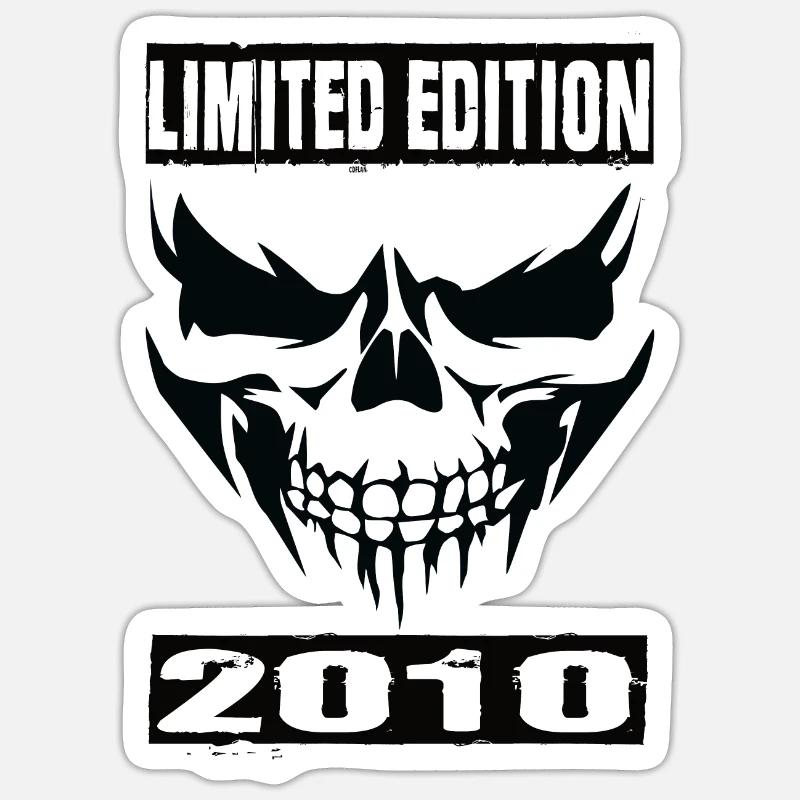 Édition limitée 2010 - Sticker taille S (10 x 10 cm) - blanc mat