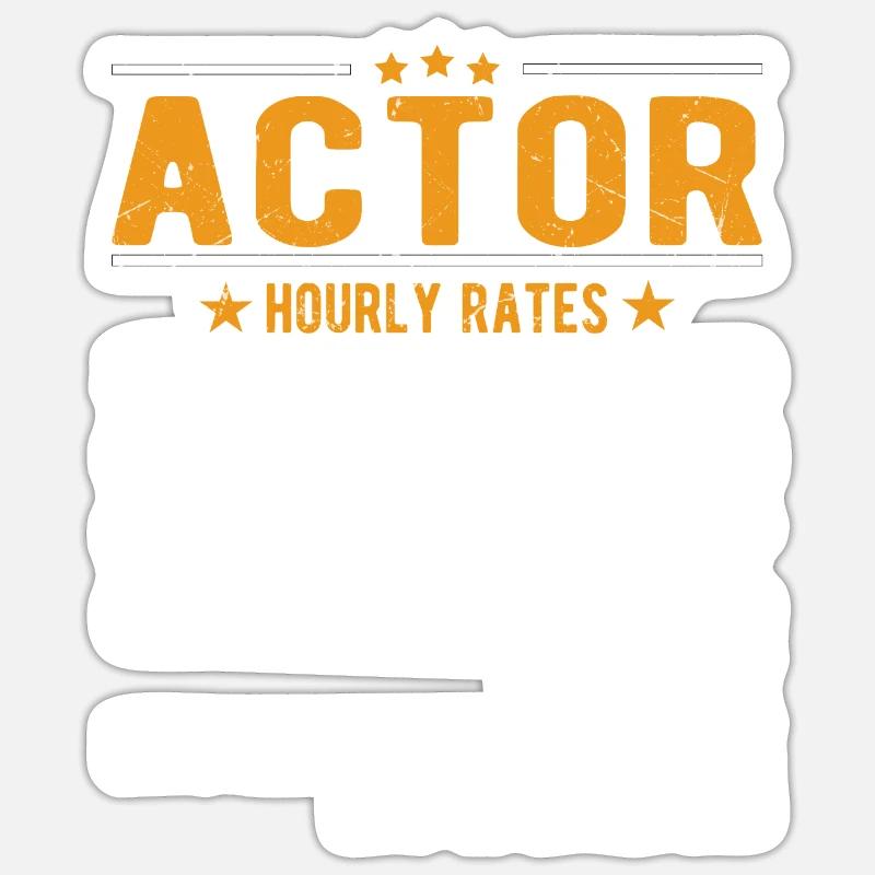 Performers Hourly wage Sticker size S (10 x 10 cm)