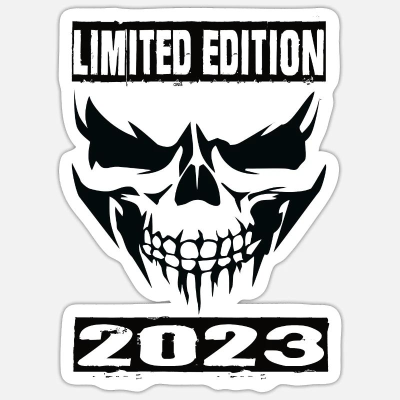 Édition limitée 2023 - Sticker taille S (10 x 10 cm) - blanc mat