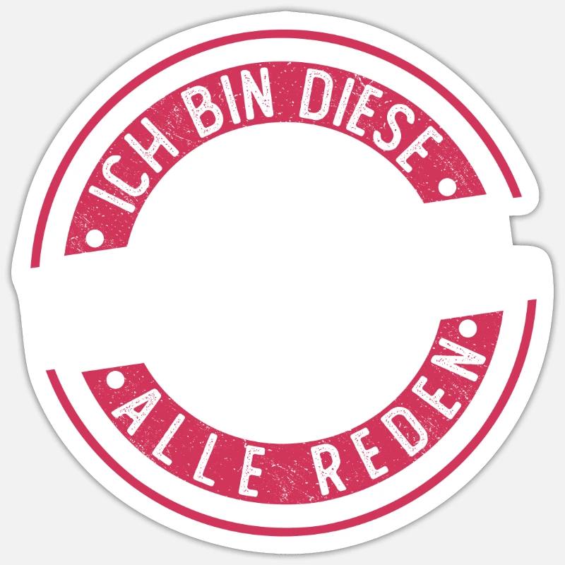 Isabell Geschenkidee Geschenk Geburtstag Sticker Größe S (10 x 10 cm)