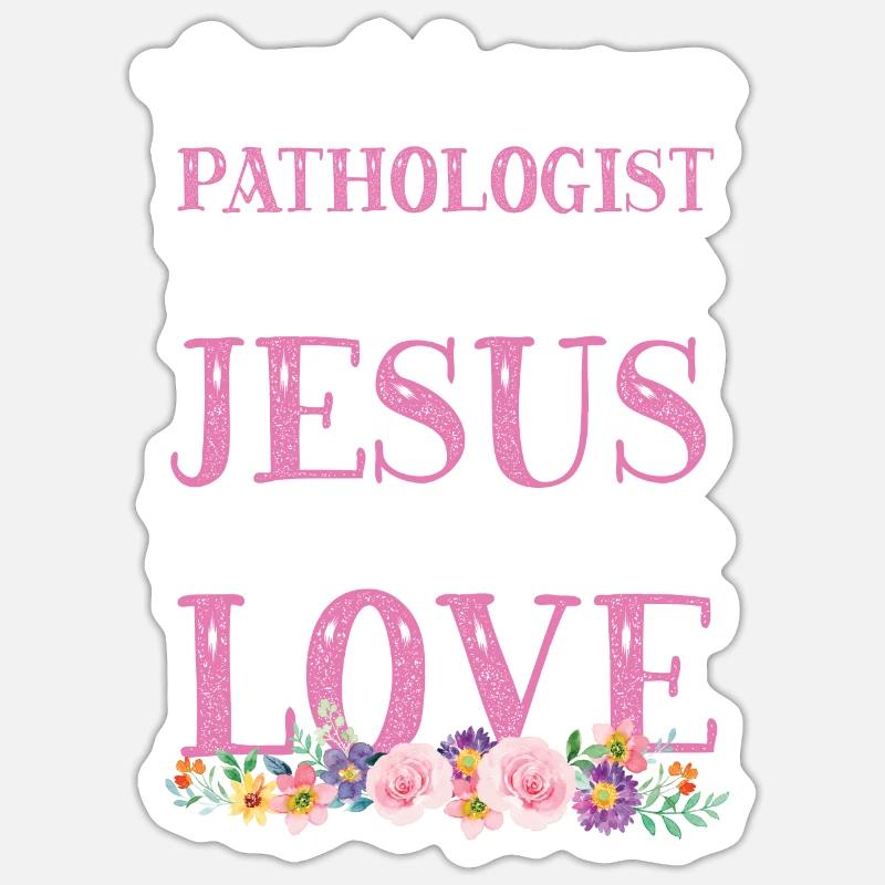 Speech Therapist Therapy Assistant - Sticker size S (10 x 10 cm) - white matte