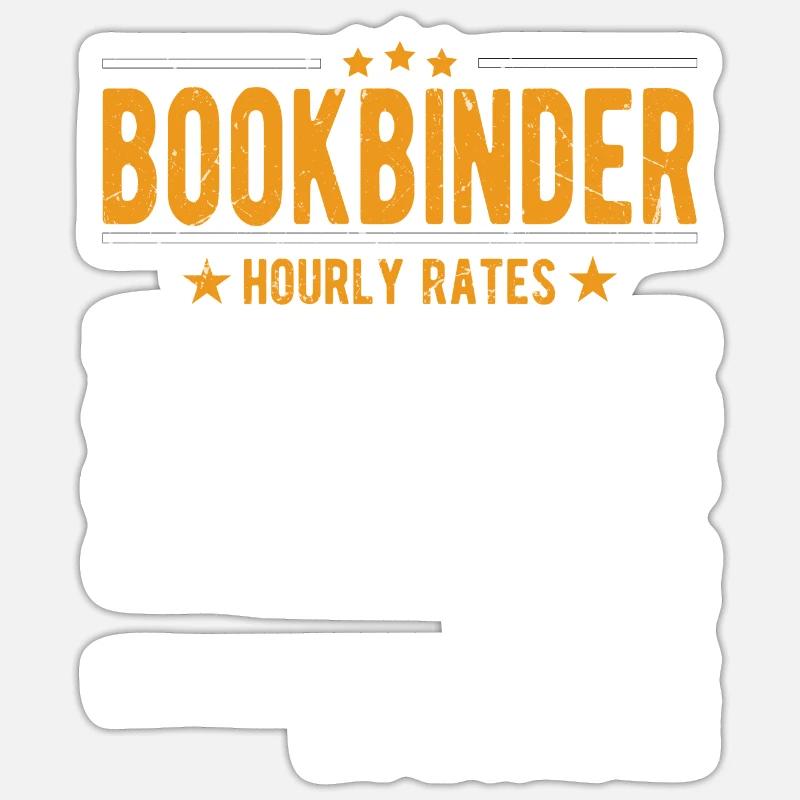 Buchbinder hourly wage Sticker size S (10 x 10 cm)