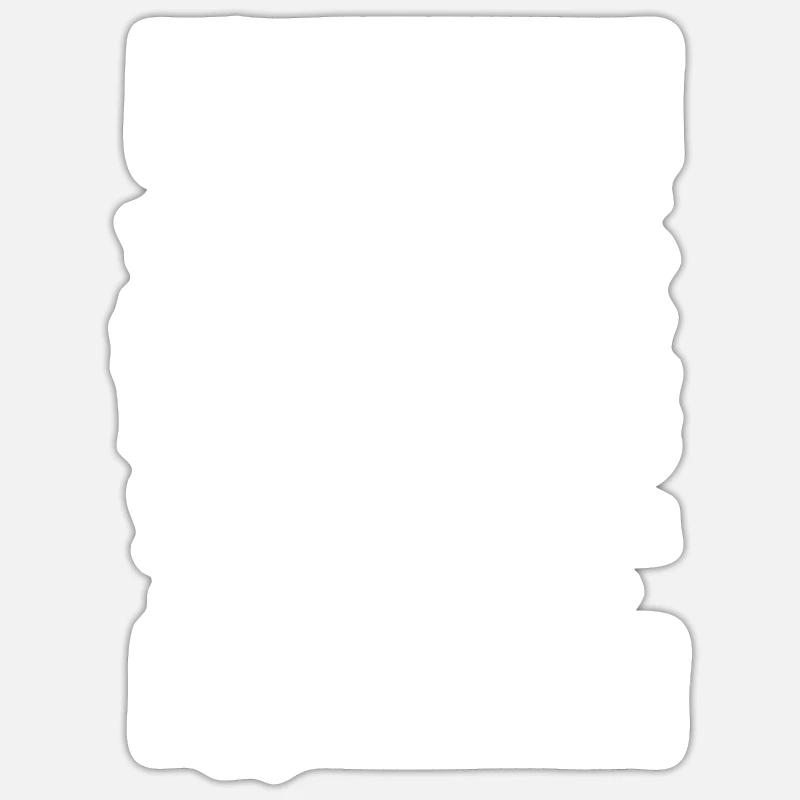 Édition limitée 2008 - Sticker taille S (10 x 10 cm) - blanc mat