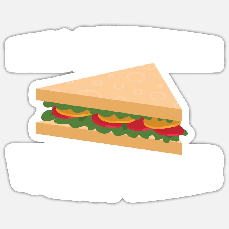 Ham Sandwich Whisperer - Sticker size S (10 x 10 cm) - white matte