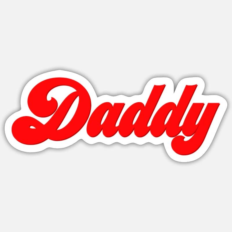 Daddy Brat Red 2 Sticker size S (10 x 10 cm)