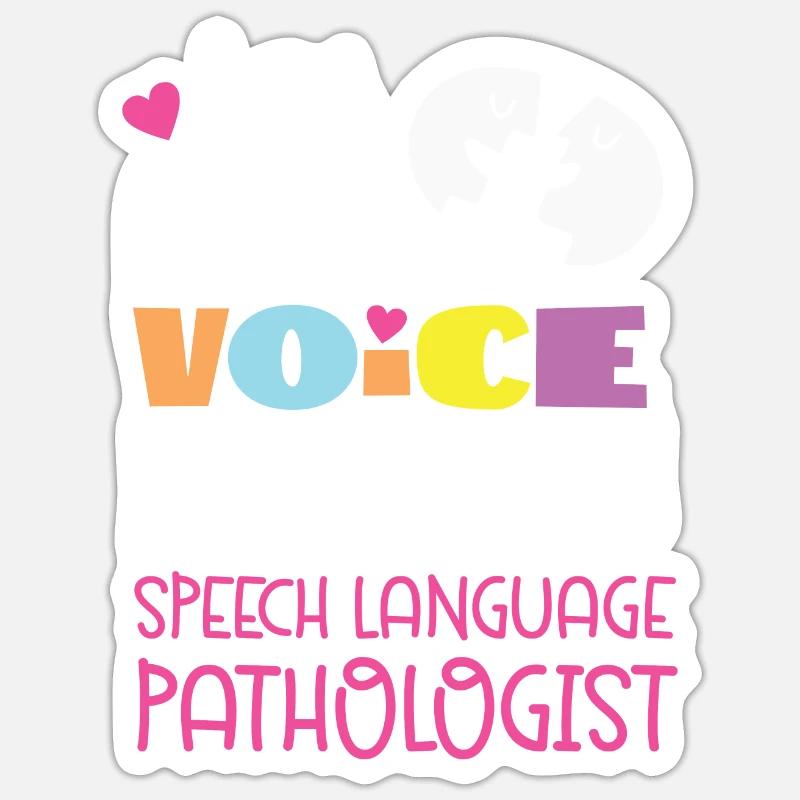 Speech Therapist Therapy Assistant Sticker size S (10 x 10 cm)