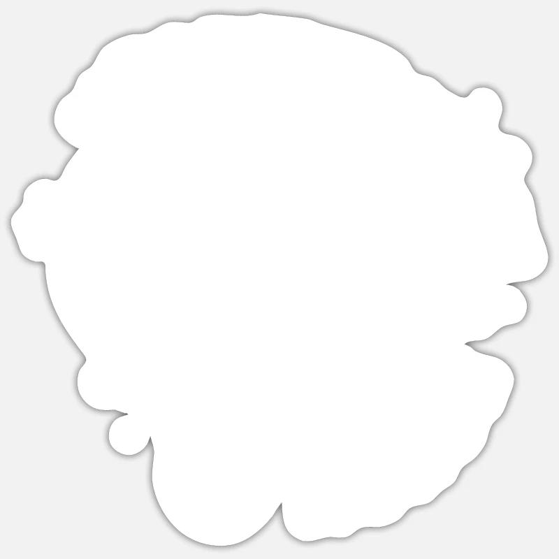 Krankenschwester Stethoskop - Sticker Größe S (10 x 10 cm) - Mattweiß