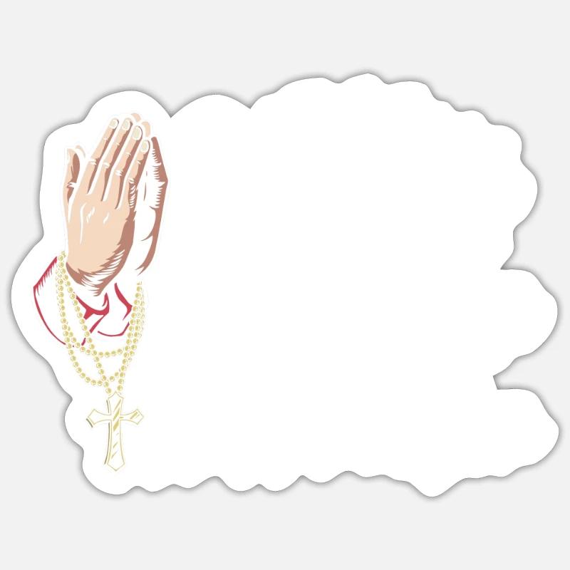 Christ Christianisme Résurrection Sticker taille S (10 x 10 cm)