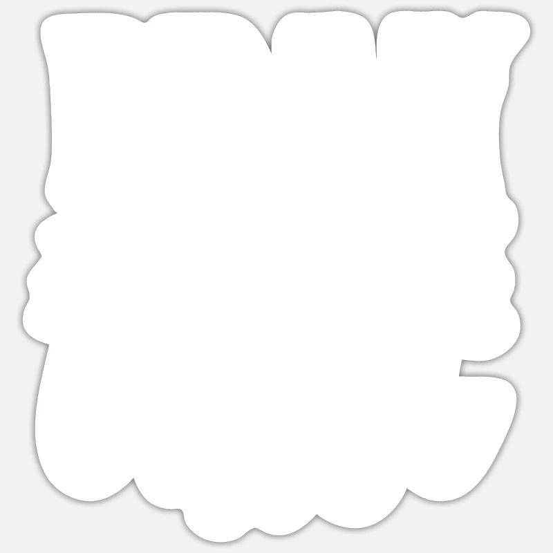 Pray Wait Trust - Sticker size S (10 x 10 cm) - white matte