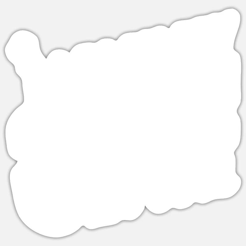 Violon Violon - Sticker taille S (10 x 10 cm) - blanc mat